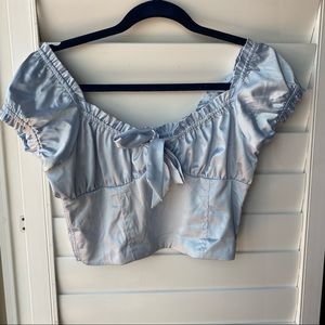 PacSun bustier satin top